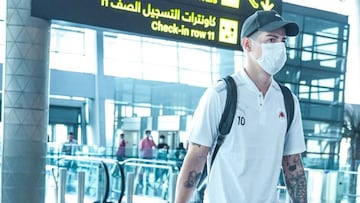 James Rodríguez viaja con Al Rayyan a Países Bajos.