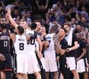 En la prórroga y sin Leonard: los Spurs toman ventaja