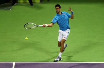 Djokovic, en su partido ante Stepanek.