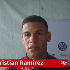 Christian Ramírez, debut, gol y doble orgullo familiar