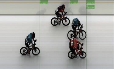 Jonathan Milan repite victoria en un final de infarto