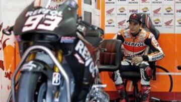El título de MotoGP no le ha quitado las ganas de trabajar a Marc Márquez.