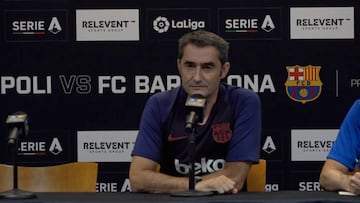 Valverde, de Neymar: "No pienso en eso de momento..."