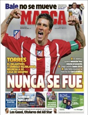 Portadas de la prensa deportiva