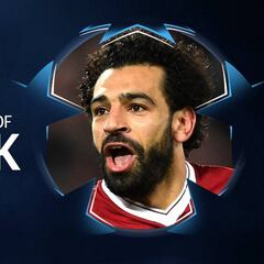 Salah gana a Cristiano el Jugador de la Semana de la Champions