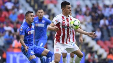 Cruz Azul vs Necaxa. 