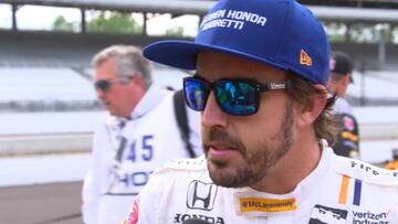 Alonso se sincera: "La Indy puede parecer aburrida, pero..."