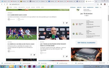 El Madrid se queja de los dos penaltis no señalados a Varane