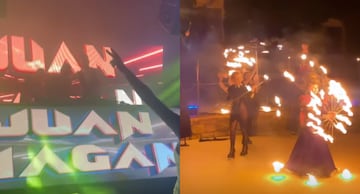 De un concierto de Juan Magán a un espectáculo con acrobacias y fuego