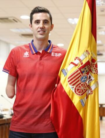 José Manuel Ruiz, el abanderado español. Tenis de mesa