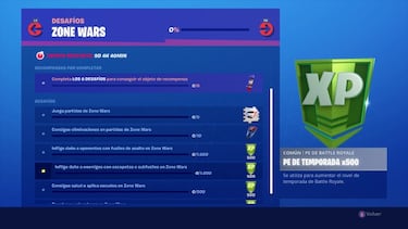 Fortnite: guía de desafíos de Zone Wars