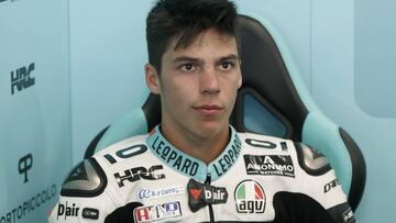 Joan Mir, piloto del Leopar Racing de Moto3 que el año que viene correrá en Moto2 con el Estrella Galicia.