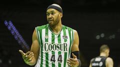 Jerome Jordan, durante un partido de la Liga ACB con el Coosur Betis