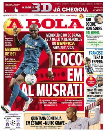 "Tengo a los mejores"... las portadas deportivas de hoy
