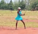 La niña keniana que asombra al tenis: las peores condiciones no pueden con ella