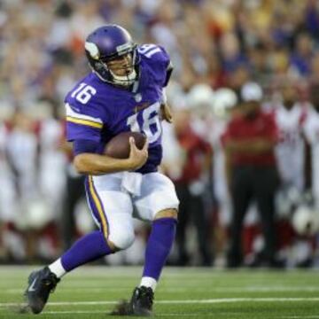 Matt Cassel con los Minnesota Vikings.