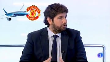 El lapsus del Presidente de Murcia: vuelos a Manchester... ¡United!