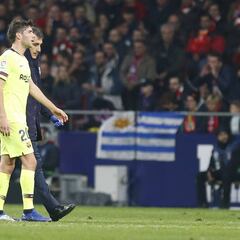 Sergi Roberto, un mes de baja