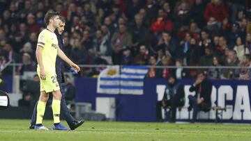 24/11/18 PARTIDO PRIMERA DIVISION
ATLETICO DE MADRID - BARCELONA
LESION DE SERGI ROBERTO