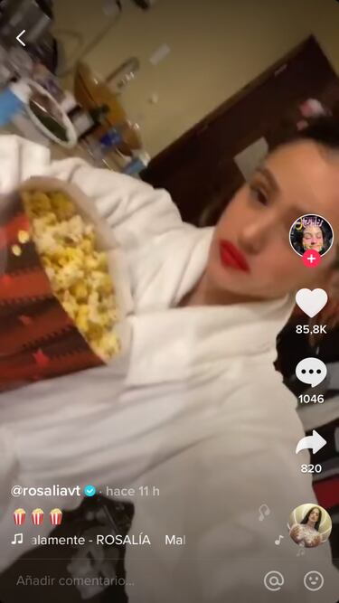 Rosala revoluciona Tik Tok con su llegada y sus ltimas u?as