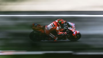 Bagnaia, en el esprint de Brno.