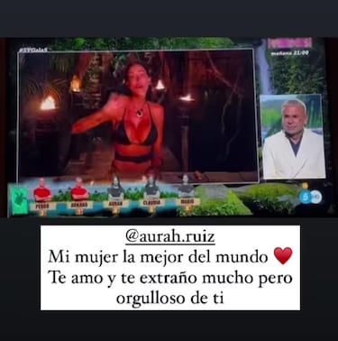 El mensaje de Aurah Ruiz a Jesé Rodríguez en plena emisión de ‘Supervivientes’: “Te echo mucho de menos”