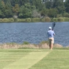 El mayor 'cortocircuito' mental visto en el golf: un calentón así, sale caro