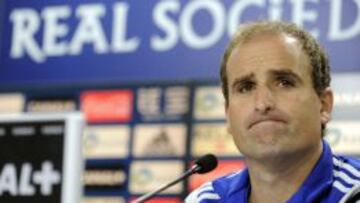 Jagoba Arrasate en rueda de prensa.