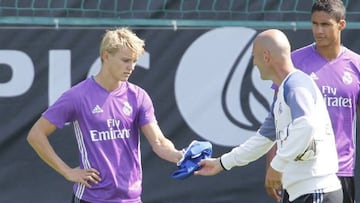 Zidane tiene en su mano el futuro de Odegaard