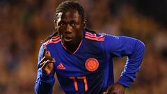 Yimmi Char&aacute;, jugador de Colombia y Junior