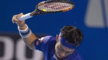 El japonés se despidió del Abierto Mexicano de Tenis