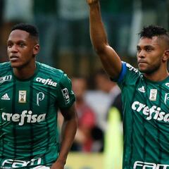 Presidente de Palmeiras habla del futuro de Mina y Borja