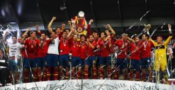 Once again Casillas hoisted the trophy in Kiev after a 4-0 win over Italy. (Poland/Ukraine 2012)