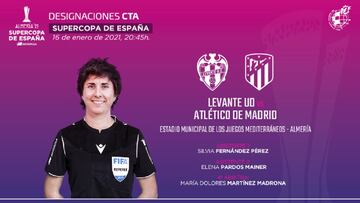 Marta Frías dirigirá la final de la Supercopa femenina