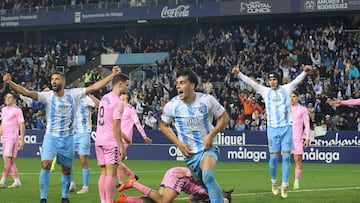 Sonrisas y lágrinas en el Málaga-Eldense.