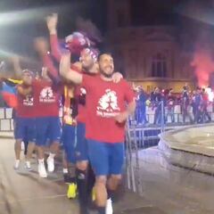 Regreso a Primera: así festejó el Levante su ascenso en España