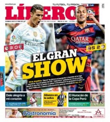 Portadas de la prensa deportiva