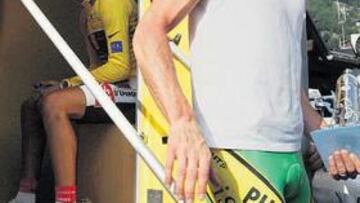 <b>EL DÍA 'D' A LA HORA 'H'. </b>Landis, tras el control antidopaje en Morzine en el que dio positivo.