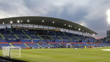 Seis mil quinientos espectadores en el Getafe-Sevilla.