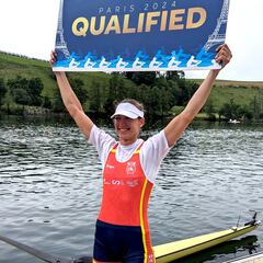 El remo, de récord en París: Virginia Díaz, clasificada
