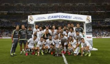 2015. El Real Madrid ganó 2-1 al Galatasaray consiguiendo su 25 Trofeo Santiago Bernabeu.