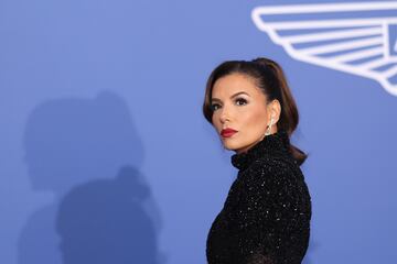 Eva Longoria durante la alfombra roja de la gala béfica amfAR celebrada en el Hotel du Cap-Eden-Roc.