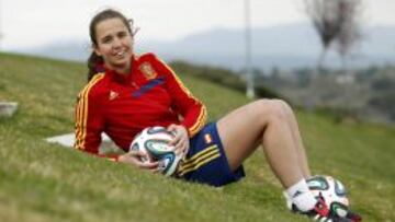 Silvia M&eacute;rida, jugadora de la Sub-17 y del Madrid CFF.