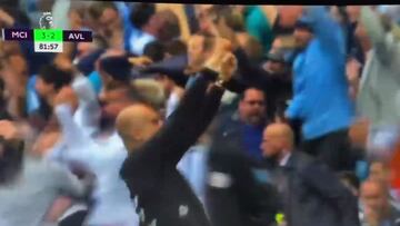 El gol que hace campeón al City con una celebración de Guardiola para la historia de la Premier