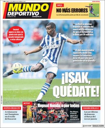 "La noche del pistolero"... las portadas deportivas de hoy