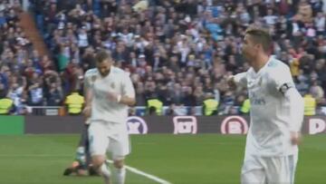 Cristiano le dedic車 un gol a Benzema y le dej車 el penalti