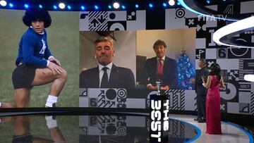 Emotivo homenaje a Maradona en la gala del The Best