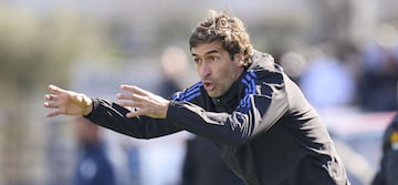 Raúl González Blanco, entrenador del Castilla.