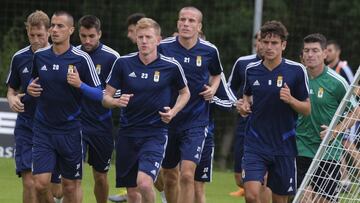 20/05/19  ENTRENAMIENTO REAL OVIEDO
 LOS TITULARES EN CARRERA GRUPO 