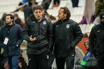 Imanol Idiakez, durante la derrota 1-0 en Albacete del Leganés la pasada temporada. 